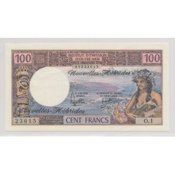 Billet - 100 Francs - Nouvelles Hebrides - SPL