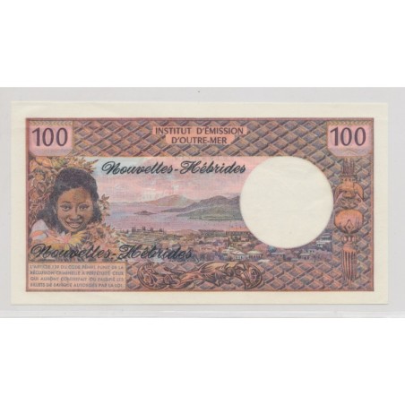 Billet - 100 Francs - Nouvelles Hebrides - SPL