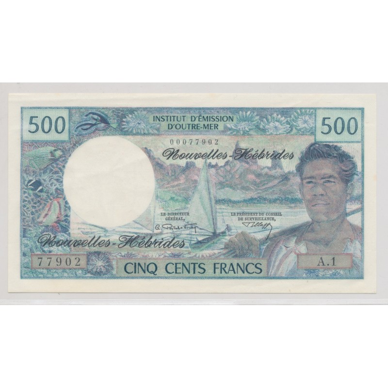 Billet - 500 Francs - Nouvelles Hebrides - SUP
