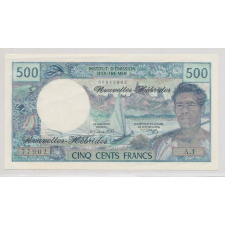 Billet - 500 Francs - Nouvelles Hebrides - SUP