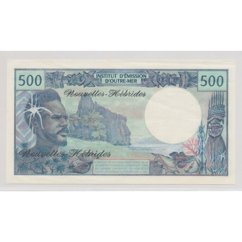 Billet - 500 Francs - Nouvelles Hebrides - SUP