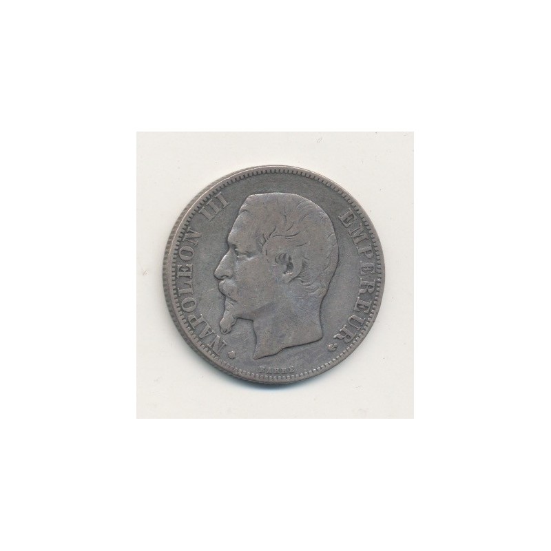Napoléon III - Tête nue - 2 Francs - 1856 BB Strasbourg