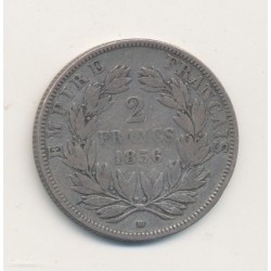 Napoléon III - Tête nue - 2 Francs - 1856 BB Strasbourg 2