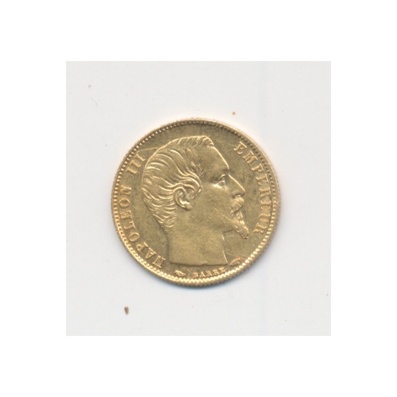 Napoléon III Tête nue - 5 Francs Or Petit module - 1855 A Paris