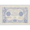 5 Francs Bleu - 18.04.1914