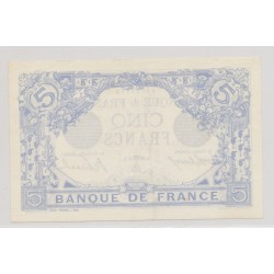 5 Francs Bleu - 18.04.1914 2