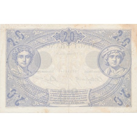 20 Francs Noir 3.10.1904