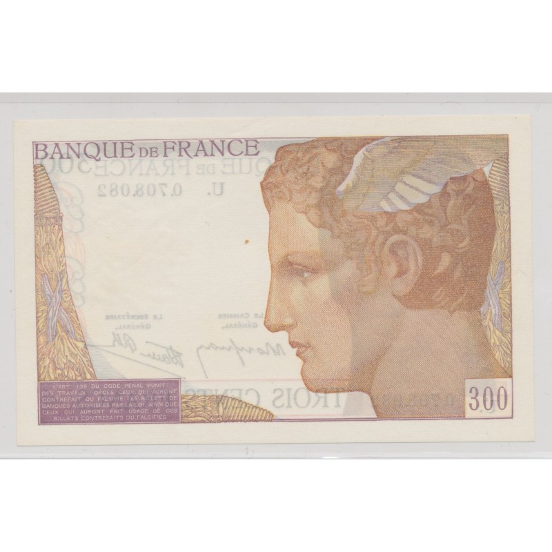 300 Francs cérès - 1939 - Alphabet U