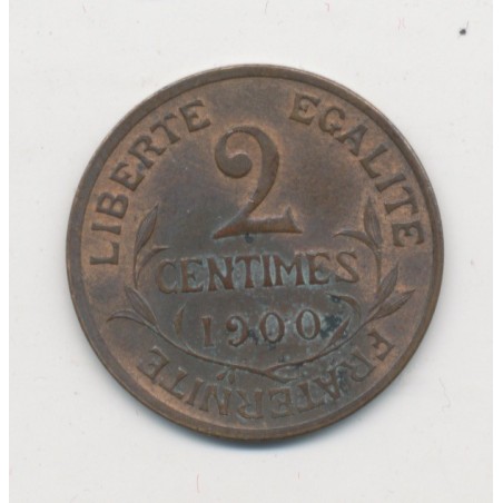 2 centimes Dupuis - 1900