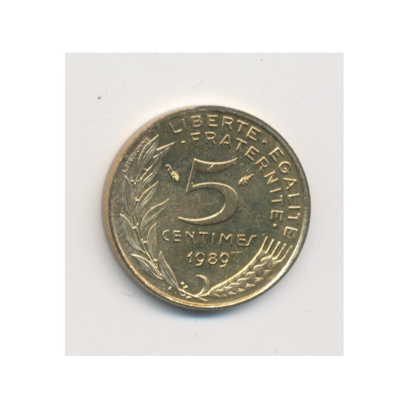 5 centimes Marianne - 1989