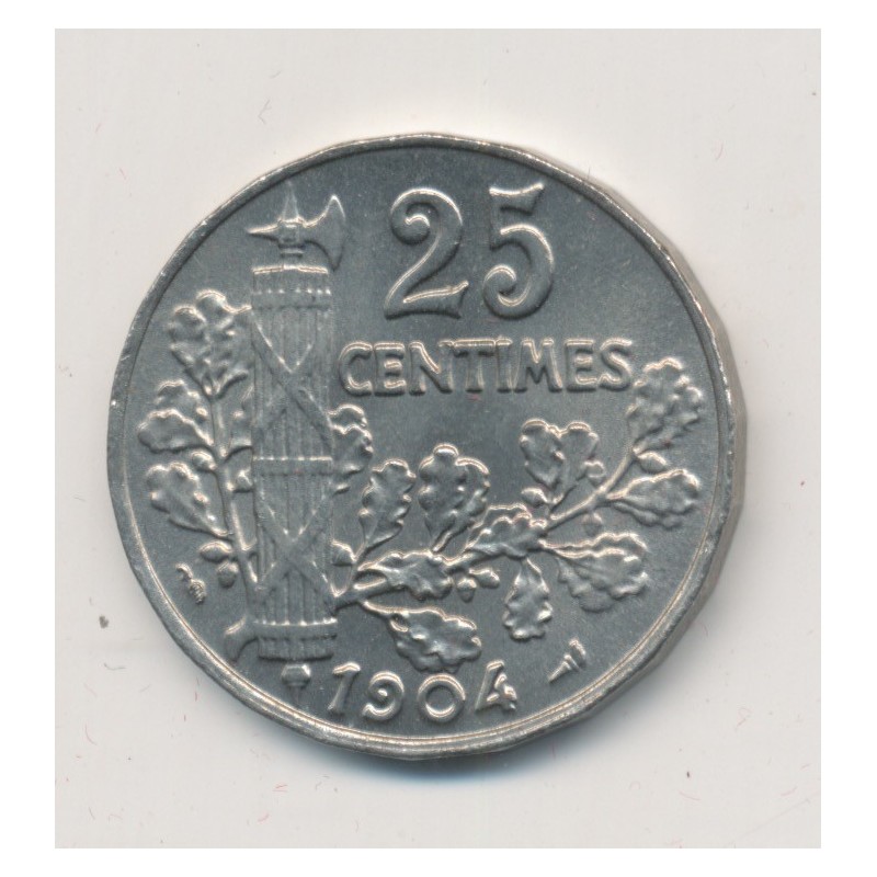 Patey - 25 centimes - 1904 - 2e type 