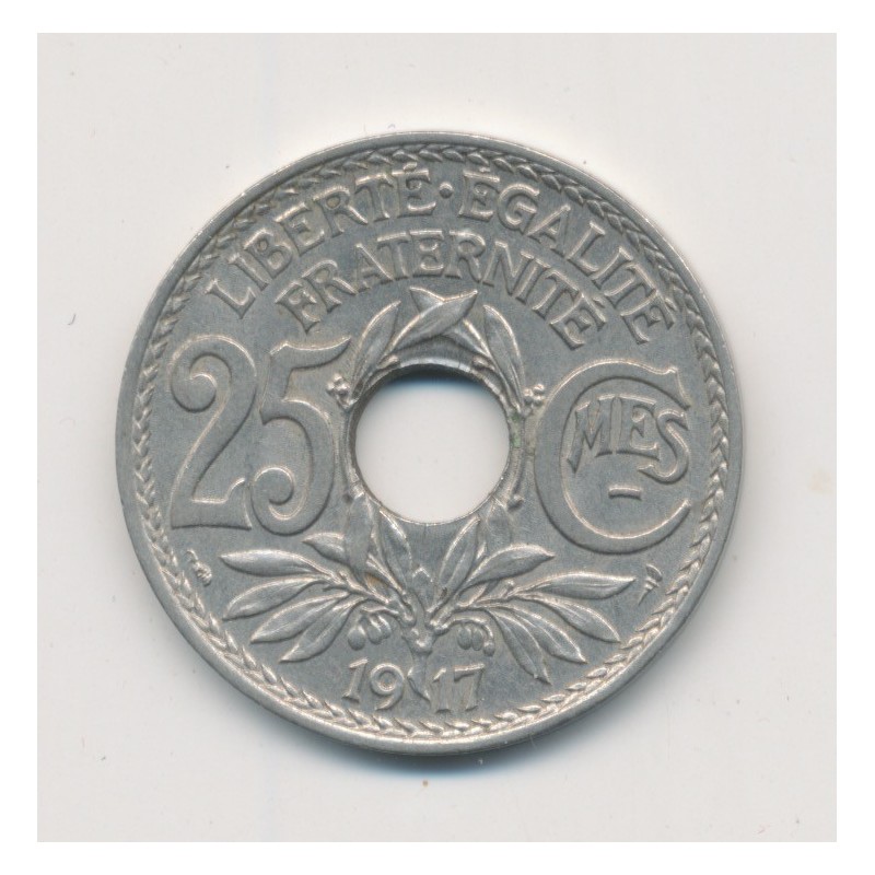 25 centimes Lindauer - 1917 souligné