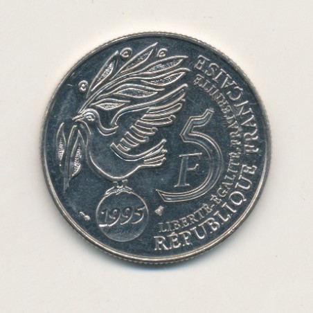 5 Francs ONU - 1995