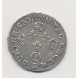 Louis XIV - 10 Sols aux 4 couronnes - 1703 BB Strasbourg 2