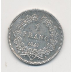 Louis Philippe I - 1 Franc - 1847 BB Strasbourg 2