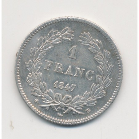 Louis Philippe I - 1 Franc - 1847 BB Strasbourg
