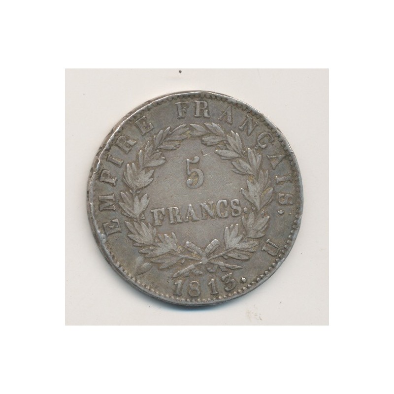 5 Francs Napoléon empereur - 1813 U Turin