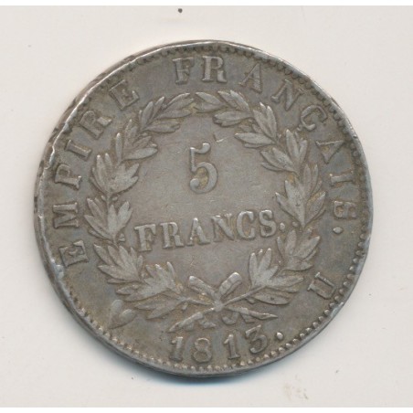5 Francs Napoléon empereur - 1813 U Turin