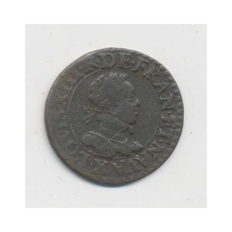 Louis XIII - Double tournois - 1615 X Amiens