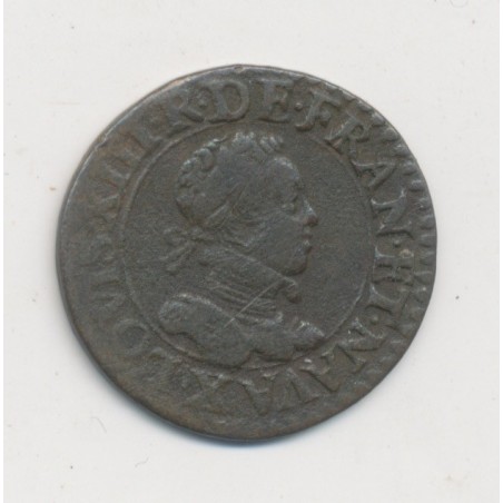 Louis XIII - Double tournois - 1615 X Amiens