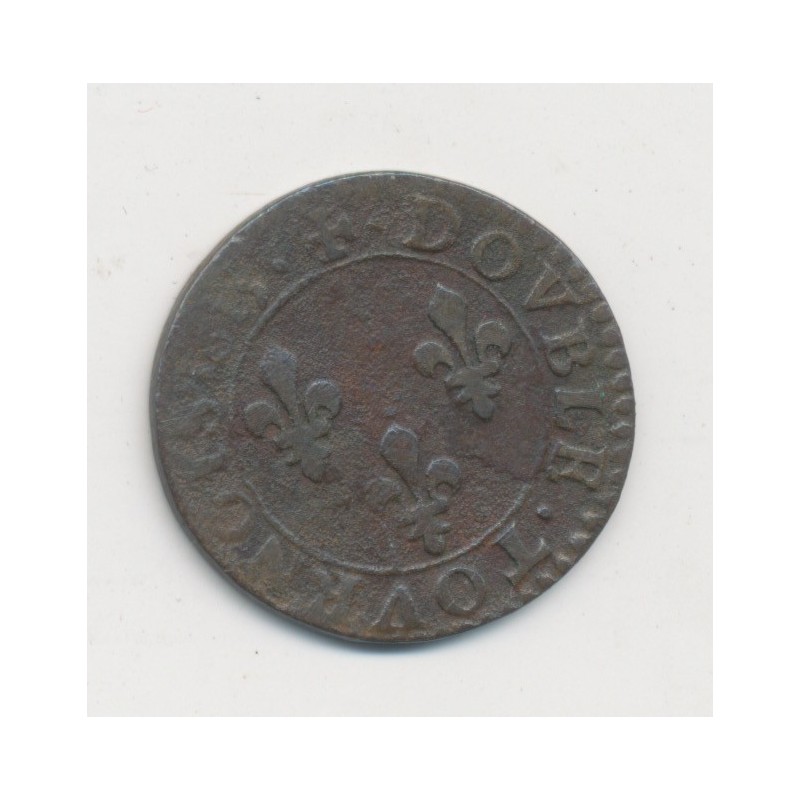Louis XIII - Double tournois - 1615 X Amiens
