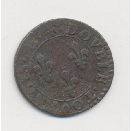 Louis XIII - Double tournois - 1615 X Amiens