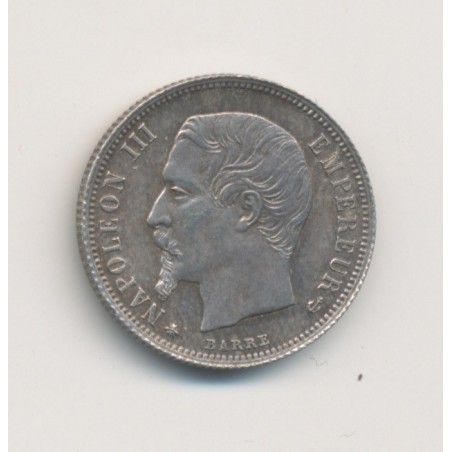 Napoléon III Tête nue - 1/2 Franc - 1862 A Paris
