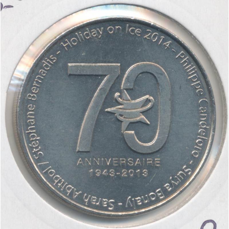 Dept7509 - Holiday on ice - 2014 - 70e anniversaire - couleur argent - Paris