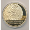 Médaille - Bataille de la Marne 1914 - 100 Ans Première Guerre mondiale - 1914-1918 - couleur - 70mm