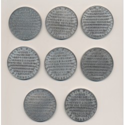 Coffret 8 Médailles - Épopée Général Leclerc - en argent 2