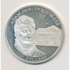 Libéria - 20 Dollars 2003 - Adam Oehlenschlager - argent BE
