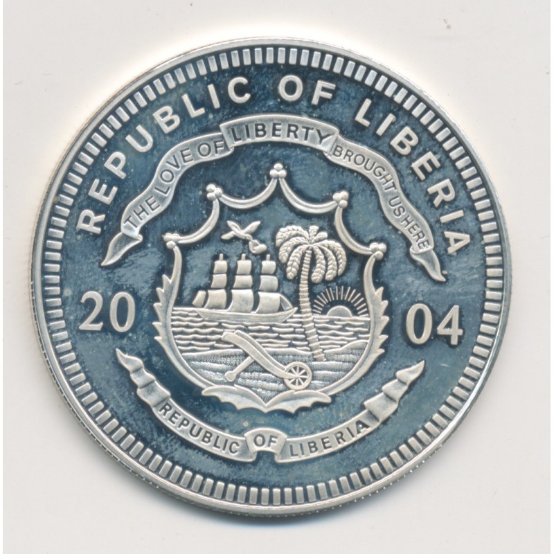 Libéria - 20 Dollars 2004 - - argent BE