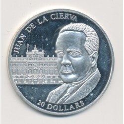 Libéria - 20 Dollars 2004 - - argent BE 2