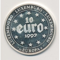 10 Euro Europa - 1997 - Luxembourg - billet 100 francs - argent 2
