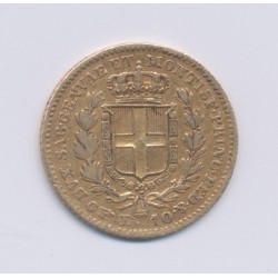 Italie - 10 Lires 1839 P - Charles félix - Sardaigne 2