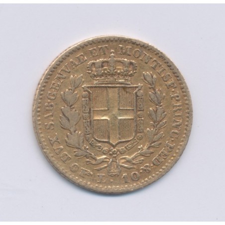 Italie - 10 Lires 1839 P - Charles félix - Sardaigne