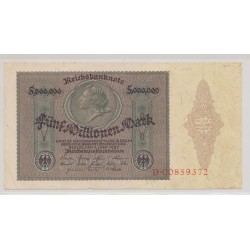 Billet - Allemagne - 5 Million mark - 1923