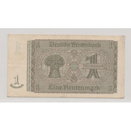 Billet - Allemagne - 1 Rentenmark - 1937