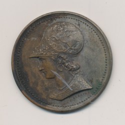 Jeton Maçonnique - Le Mont Sinaï - Loges à l'orient de Paris - bronze