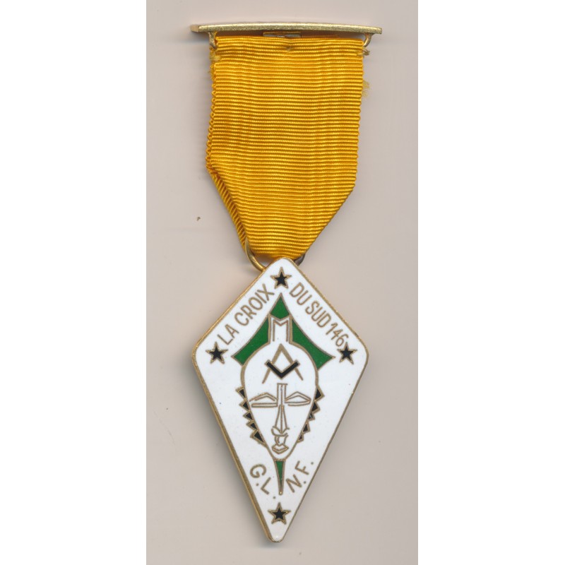 Médaille Maçonnique - Loge La croix du sud - Grande loge nationale française