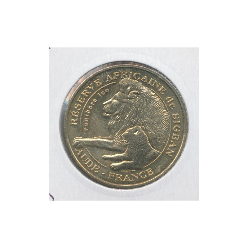 Dept11 - Réserve africaine Sigean N°14 - le lion et le lionceau - 2012