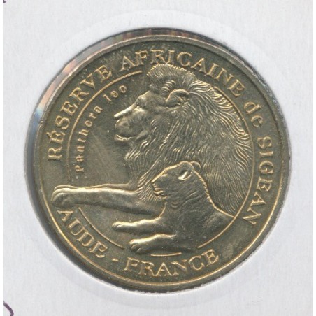 Dept11 - Réserve africaine Sigean N°14 - le lion et le lionceau - 2012