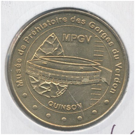 Dept04 - Musée de la préhistoire N°1 - 2006 B - gorges du verdon - Quinson