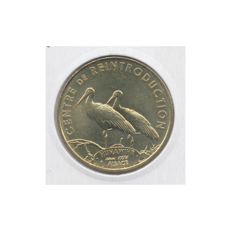 Dept68 - Centre réintroduction N°13 - 2014 - couple de cigognes - Hunawihr 