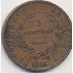 3 Centimes 1816 Essai Napoléon II 2