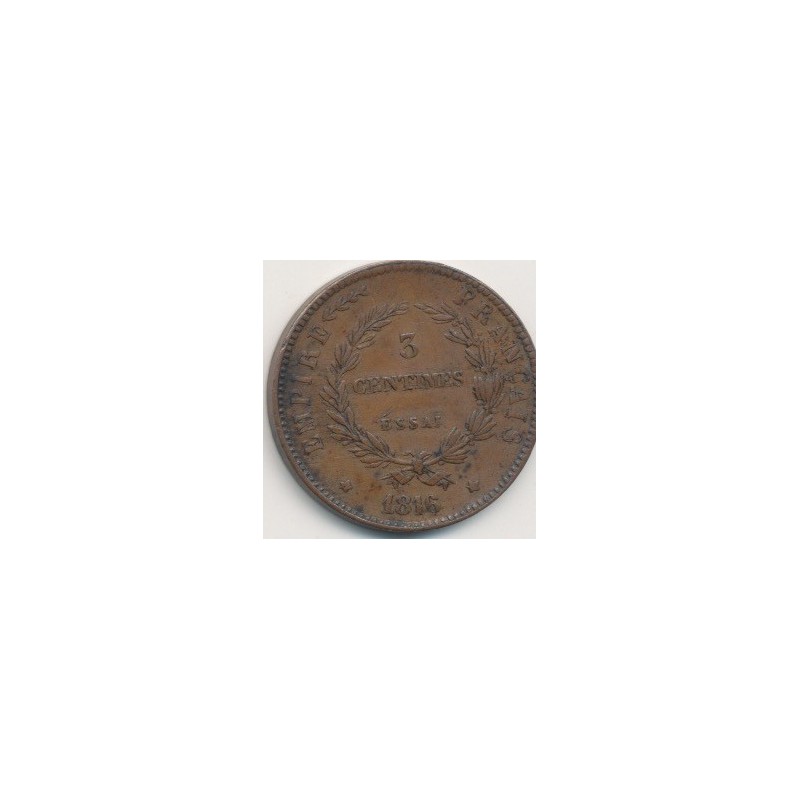 3 Centimes 1816 Essai Napoléon II
