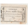 Assignat - 2000 Francs - 7 Janvier 1795