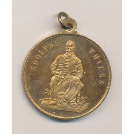 Médaille - Inauguration statue Adolphe Thiers - St germain 1880