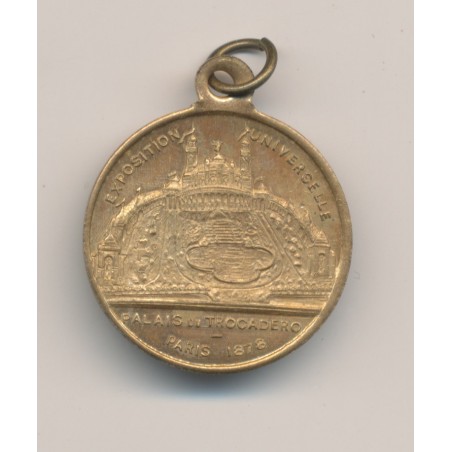 Médaille - Exposition Universelle - Palais du Trocadéro - Paris 1878