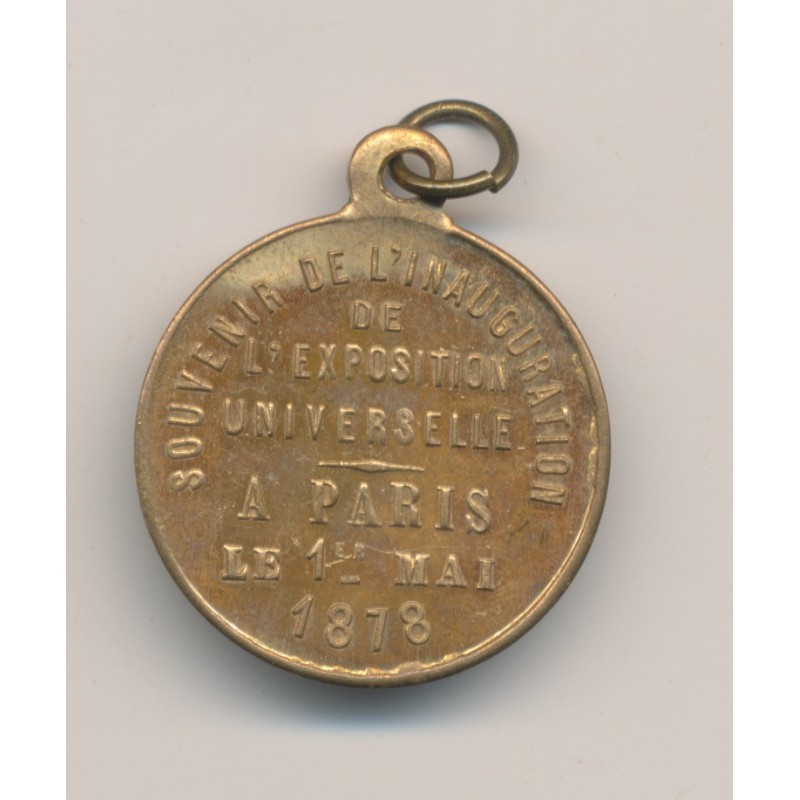 Médaille - Exposition Universelle - Palais du Trocadéro - Paris 1878